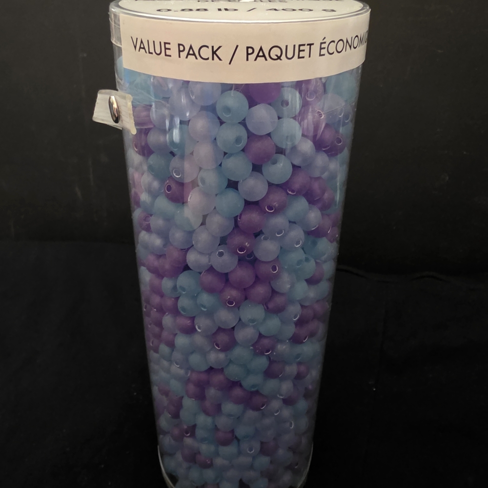 Bead Landing Blues and Purples Bead Value Pack 0.88 lbs/ 400g. NIP